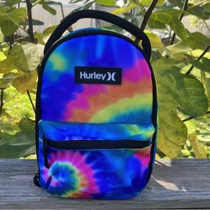 Hurley Kids' One and Only Insulated Lunch Tote Bag, Tie Dye Multi